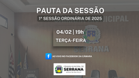 1ª SESSÃO ORDINÁRIA 04/02/2024 | 19H