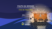 3ª Sessão Ordinária 17/03/2026 às 19h