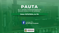 7ª Sessão Ordinária, às 11h