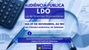 Audiência Pública LDO - 27/11/2023 às 19h