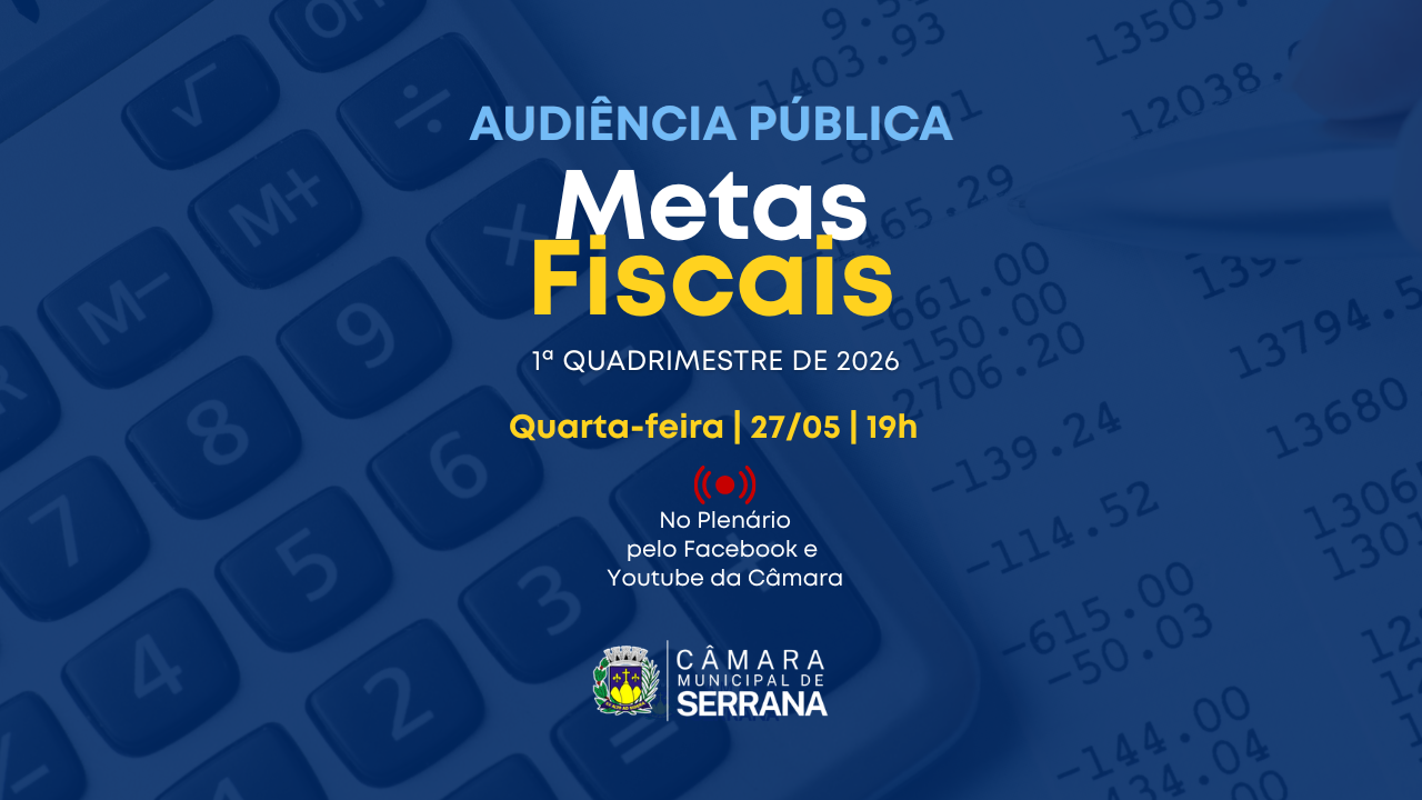 AUDIÊNCIA PÚBLICA METAS FISCAIS