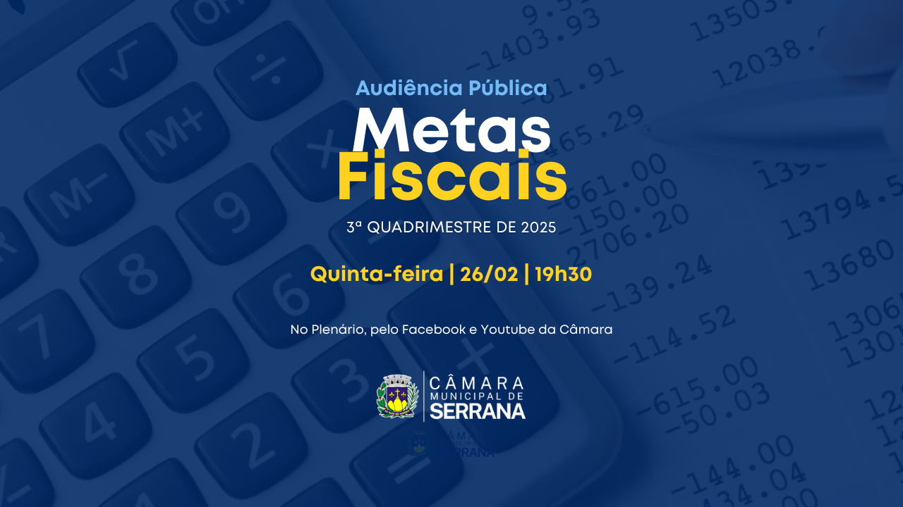 Audiência Pública Metas Fiscais