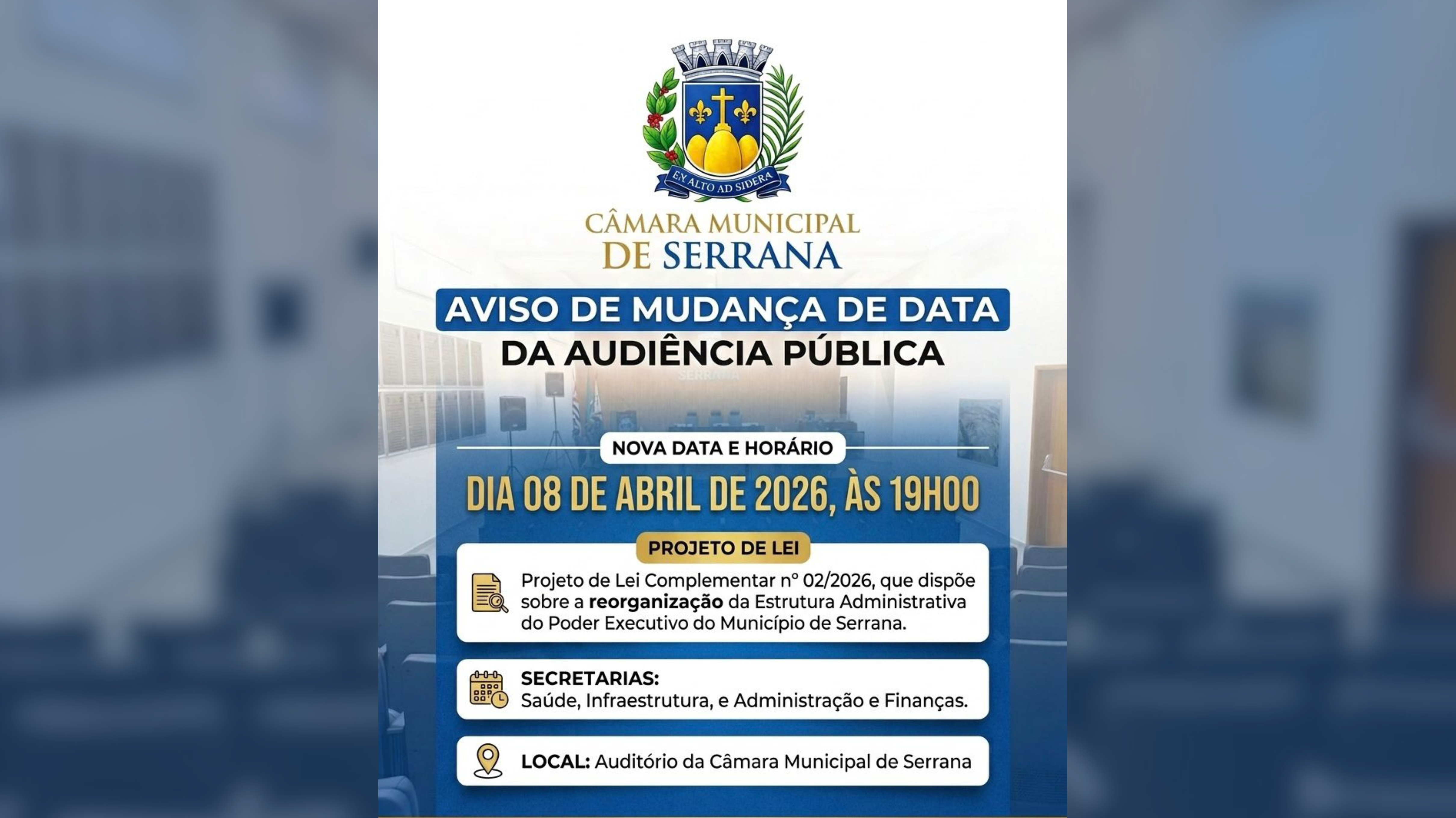 Audiência Pública - Reforma Administrativa Prefeitura