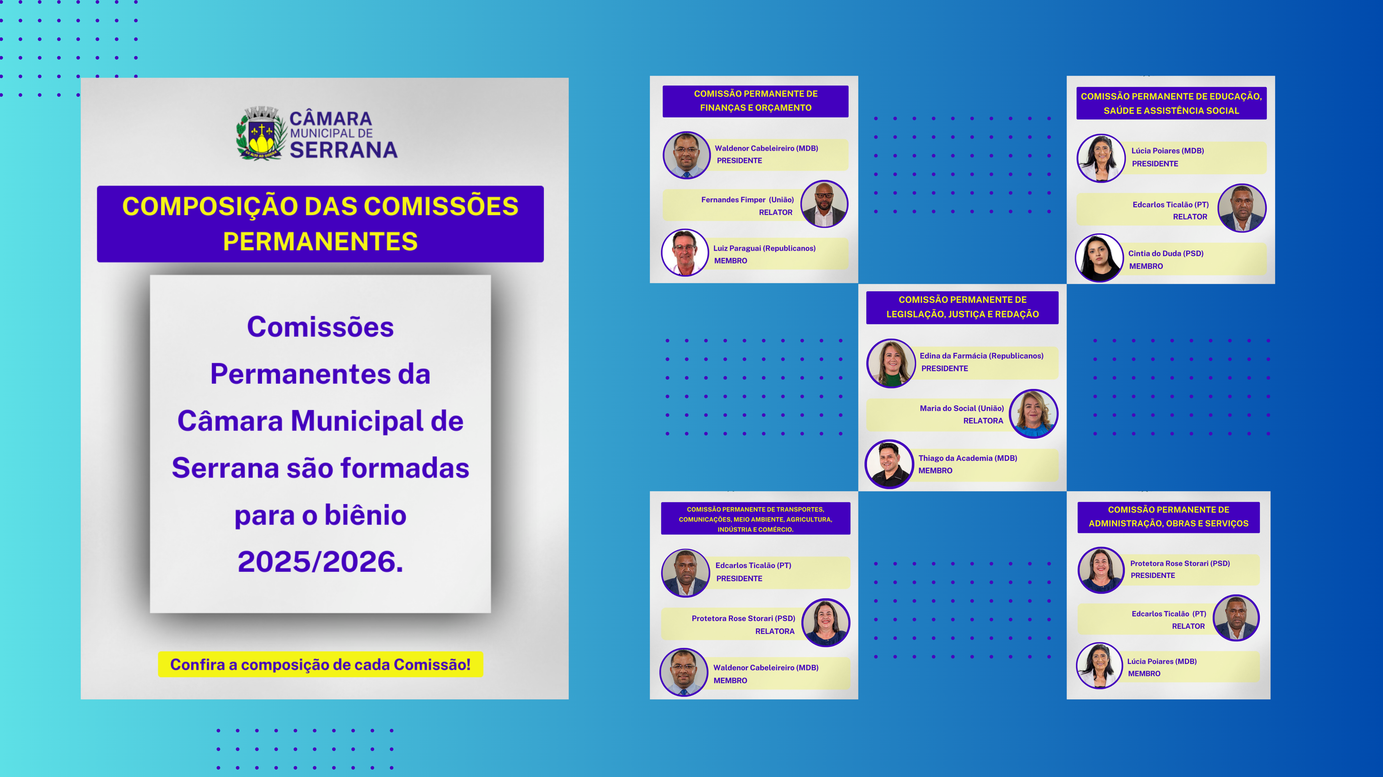 Comissões Permanentes da Câmara: conheça os membros e como são definidos.