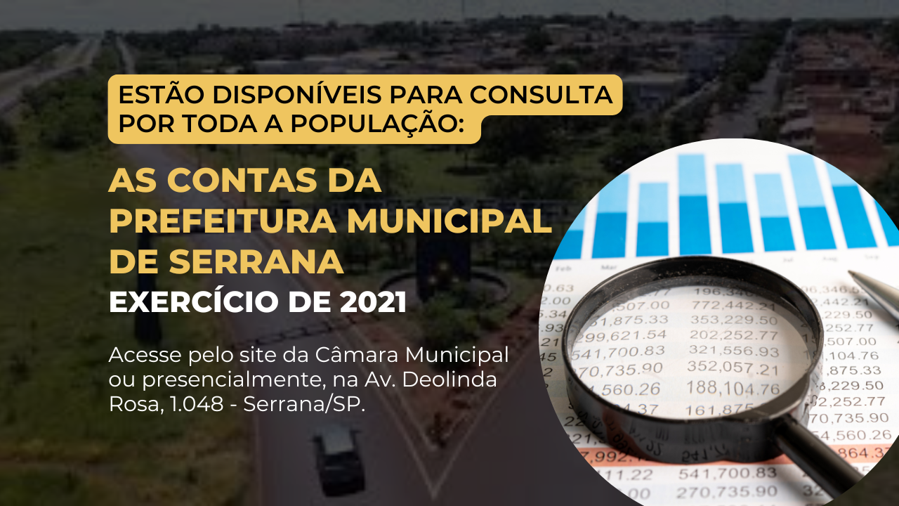 CONTAS DA PREFEITURA MUNICIPAL DE SERRANA DO EXERCÍCIO DE 2021