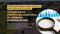 CONTAS DO EXECUTIVO MUNICIPAL - EXERCÍCIO DE 2022